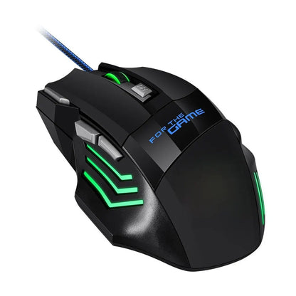 Hyperspeed RGB Gaming Mouse | 7D Wired USB Esports Mouse for PC & Laptop Gamers