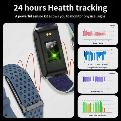 Fitness Tracker Smart Bracelet | Heart Rate, Blood Pressure & Activity Monitor