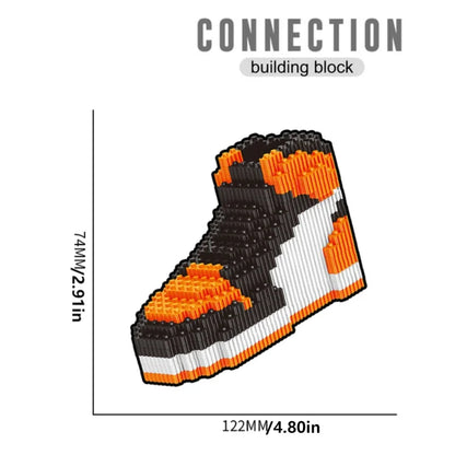 Mini Basketball Shoe Building Blocks | DIY Sneaker Model Toy & Keychain Pendant