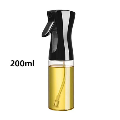 Oil Spray Bottle | 200/300/500ml Refillable Olive Oil & Vinegar Dispenser for Cooking & BBQ