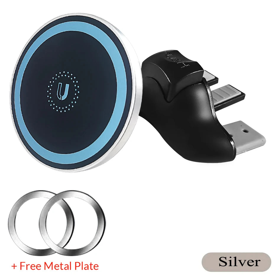 Magnetic Car Phone Holder | CD Slot MagSafe Mount for iPhone & Universal Phones