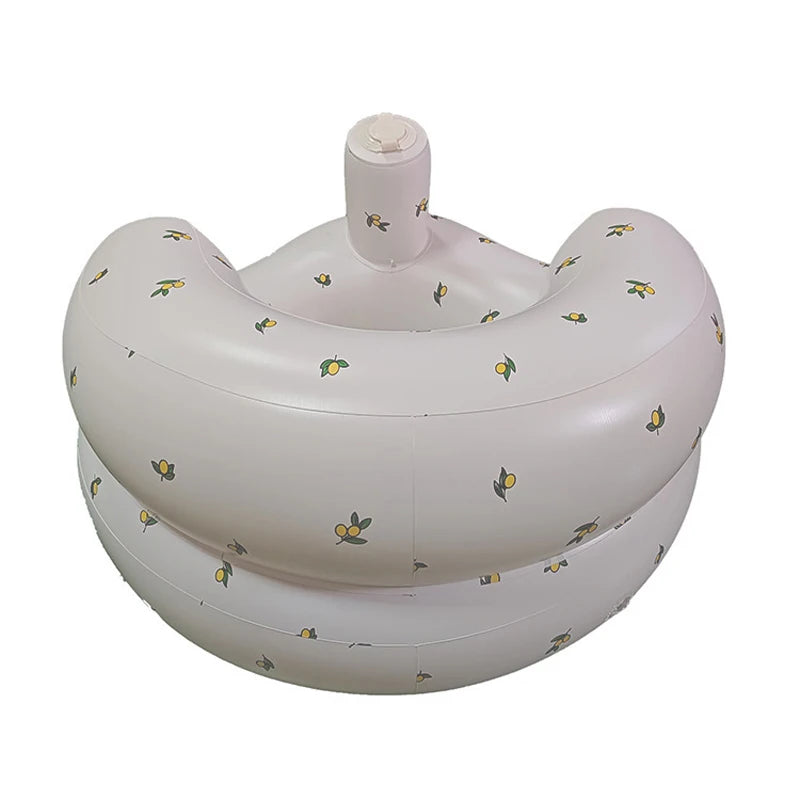 Inflatable Baby Sofa Seat | Portable Infant Chair with Built-in Air Pump (3+ Months)