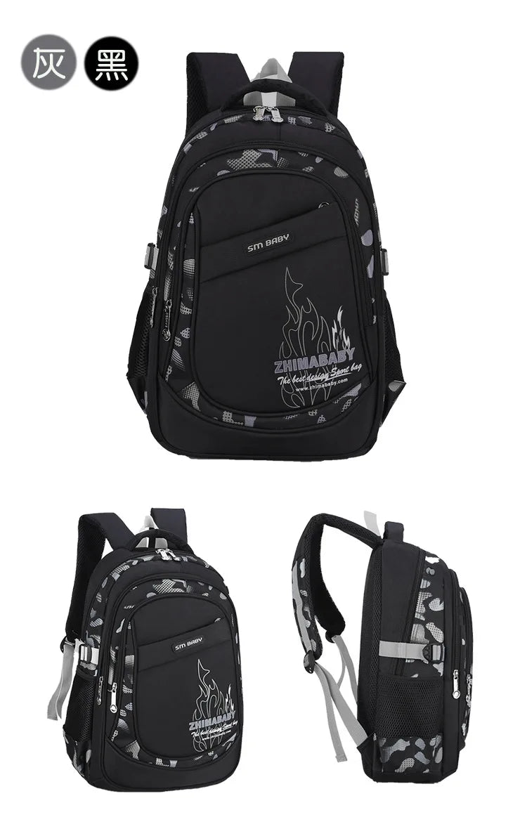 Waterproof Kids School Backpack | Lightweight Durable Bookbag for Boys & Girls (6–12 Years)