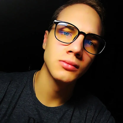 Blue Light Blocking Glasses | Large Frame Anti-Radiation Computer Eyewear for Men & Women