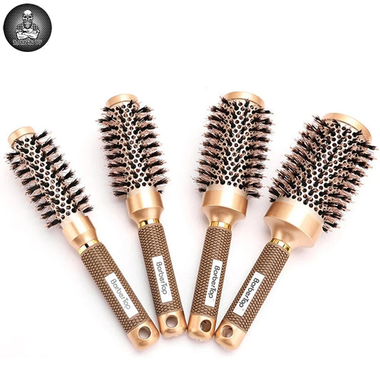 Ionic Thermal Barrel Hairbrush | Professional Round Brush for Blow Drying & Styling