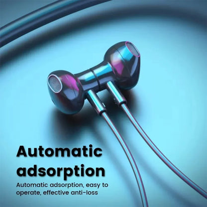 Bluetooth 5.2 Neckband Earphones | HiFi Stereo Wireless Headphones with LED Display