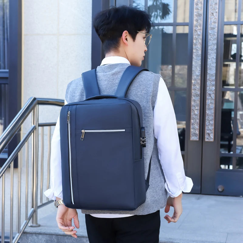 Anti-Theft Laptop Backpack | Large Capacity Travel & Business Bag with Password Lock