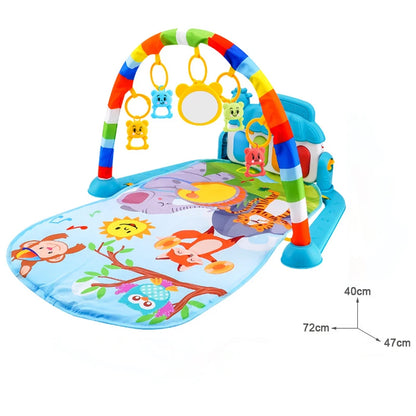 Musical Baby Play Mat | Activity Gym with Piano Keyboard & Crawling Game Pad