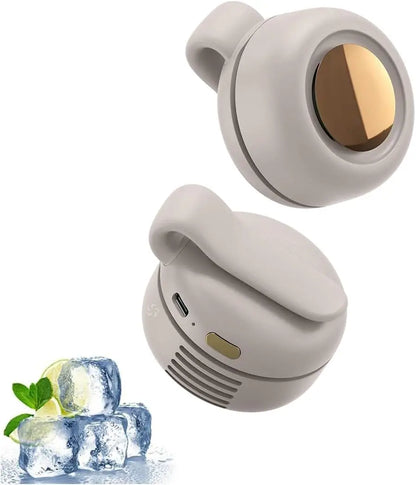 Mini Clip-On Fan | Portable Silent Bladeless Fan with 3 Speeds for Waist & Desk