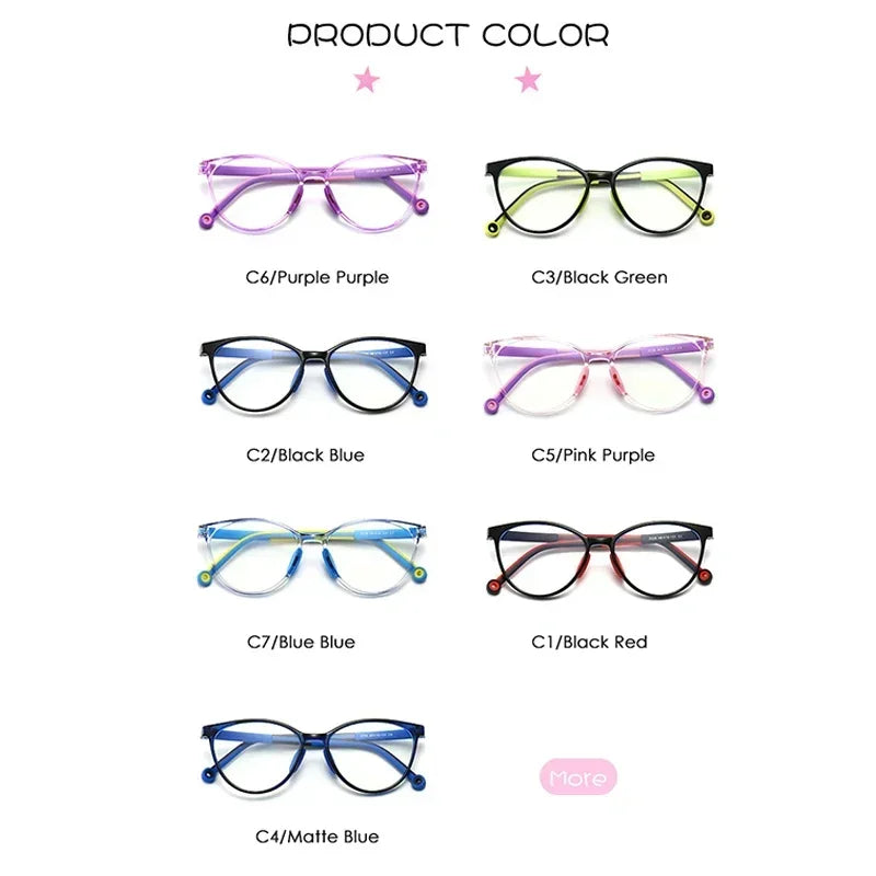 Kids’ Blue Light Blocking Glasses | TR90 Frame Computer Gaming Eyewear for Boys & Girls