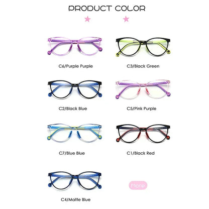 Kids’ Blue Light Blocking Glasses | TR90 Frame Computer Gaming Eyewear for Boys & Girls