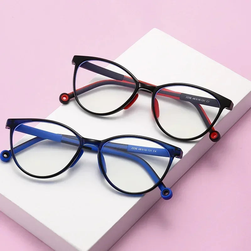 Kids’ Blue Light Blocking Glasses | TR90 Frame Computer Gaming Eyewear for Boys & Girls