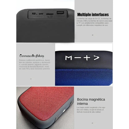 Portable Mini Wireless Speaker | USB Outdoor Sound Box with SD/TF & FM Radio