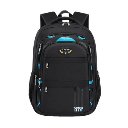 Large Capacity Boys’ School Backpack | Waterproof Multi-Layer Bag for Students