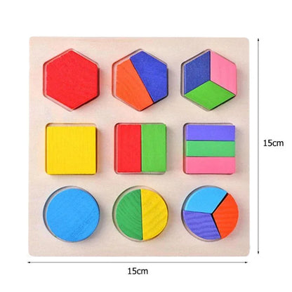 Montessori Wooden Toys | Educational Puzzles for Baby Development (Ages 1–3)