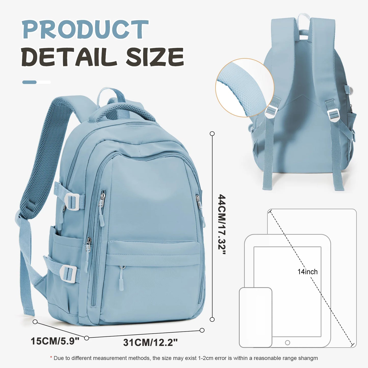 Women’s Anti-Theft Travel Backpack | Multi-Pocket Casual School & College Bookbag