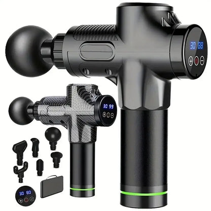 Professional Massage Gun | LCD Display Deep Tissue Massager with 99 Speed Levels