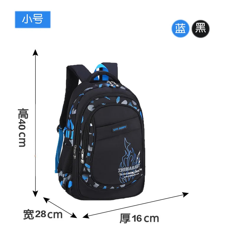 Waterproof Kids School Backpack | Lightweight Durable Bookbag for Boys & Girls (6–12 Years)