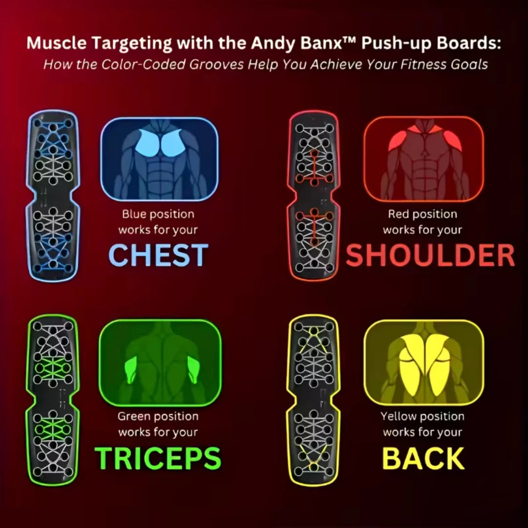 Portable Push-Up Board | Foldable Multifunction Fitness Equipment with Handles