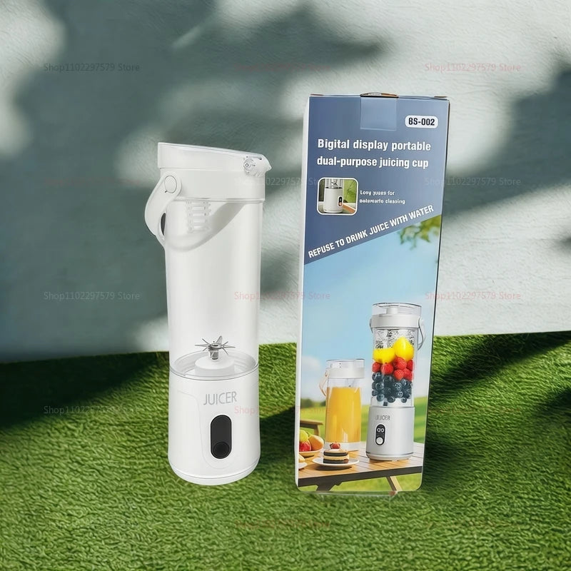 Portable Blender 600ml | USB Rechargeable Smoothie Maker & Personal Fruit Juicer