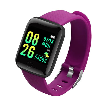 Unisex Smartwatch | Fitness Tracker, Message Alerts & Electronic Wristwatch for Android & iOS