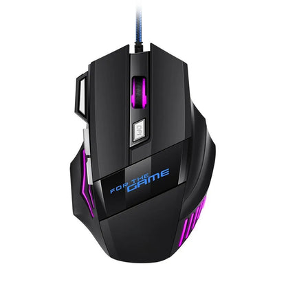 Hyperspeed RGB Gaming Mouse | 7D Wired USB Esports Mouse for PC & Laptop Gamers