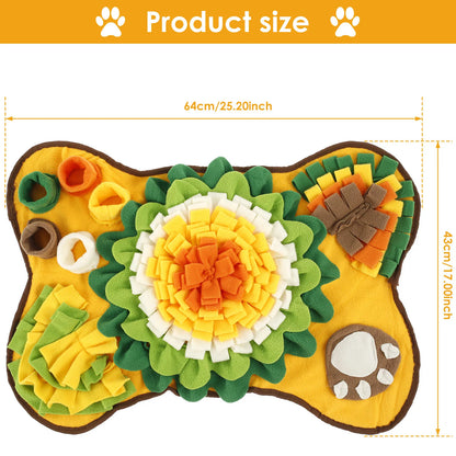 Pet Snuffle Mat | Anti-Slip Interactive Dog Treat Dispenser & Slow Feeder Pad