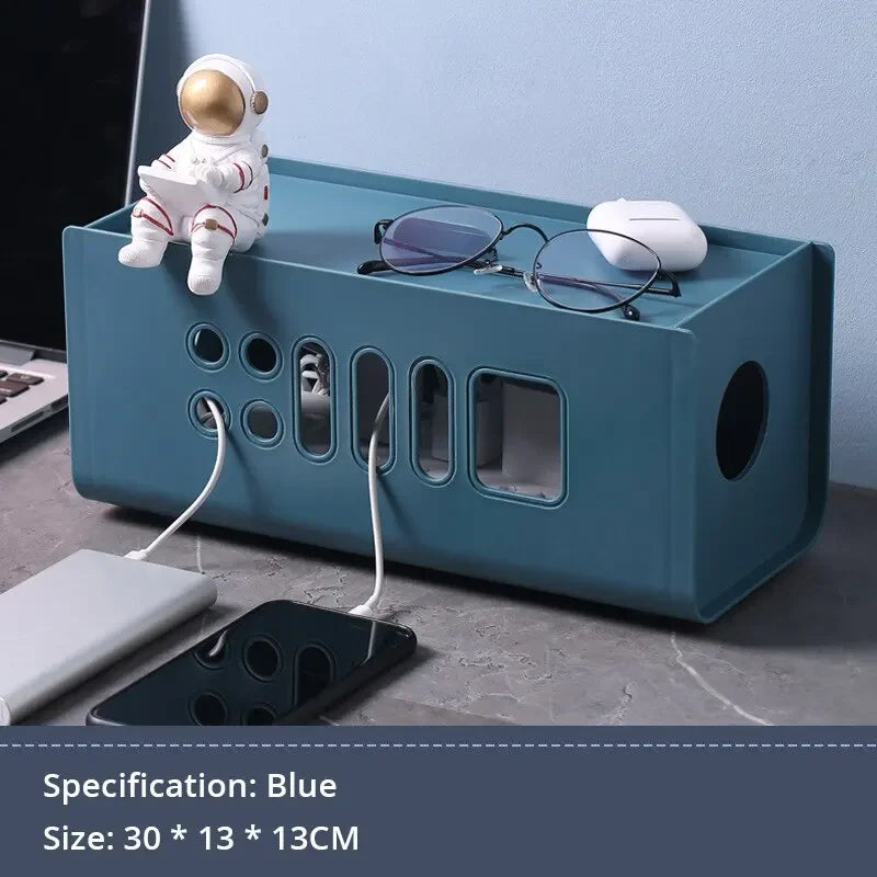 Cable Storage Box | Power Board & Wire Management Organizer for Home Safety