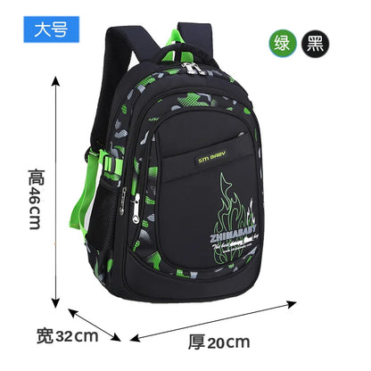 Waterproof Kids School Backpack | Lightweight Durable Bookbag for Boys & Girls (6–12 Years)
