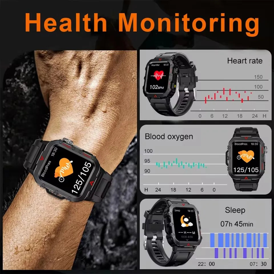 2025 Smartwatch | 1.71'' HD Display GPS Smart Watch with Call & Fitness Tracking