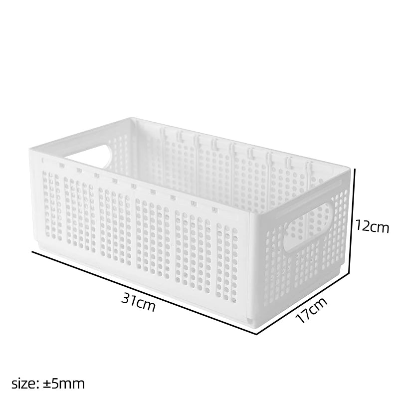 Foldable Storage Basket | Adjustable Closet Organizer Box for Clothes & Underwear