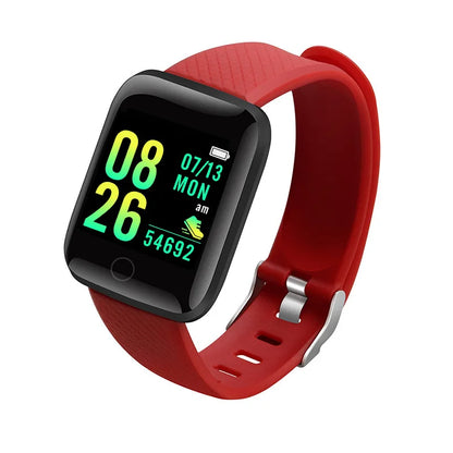 Unisex Smartwatch | Fitness Tracker, Message Alerts & Electronic Wristwatch for Android & iOS