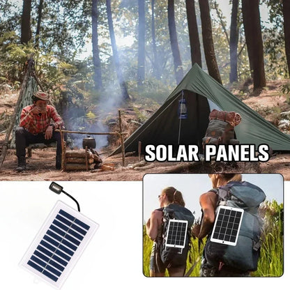 Portable Solar Charger | USB Power Bank for Camping, Travel & Emergency Use