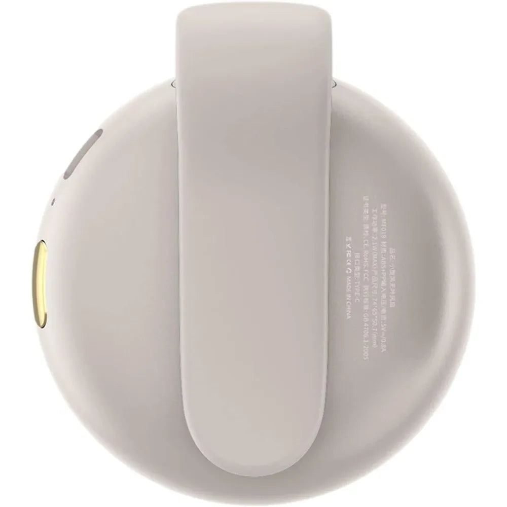 Mini Clip-On Fan | Portable Silent Bladeless Fan with 3 Speeds for Waist & Desk