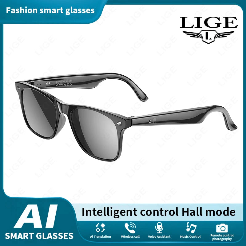 AI Smart Glasses | High-Tech Eyewear with Sunglass, Blue Light & Myopia Lens Options