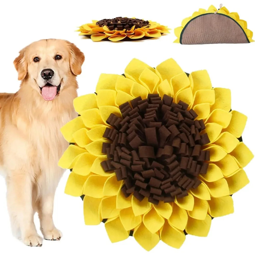 Dog Snuffle Mat | Interactive Slow Feeding Puzzle Toy for Puppies & Stress Relief