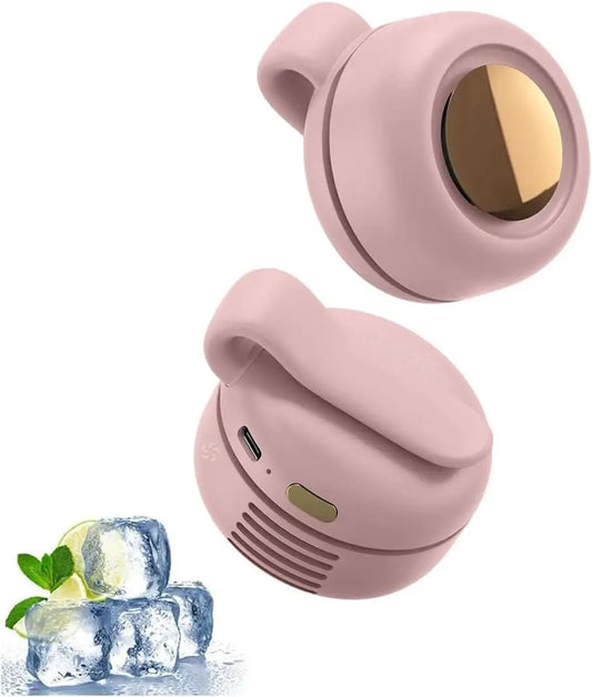 Mini Clip-On Fan | Portable Silent Bladeless Fan with 3 Speeds for Waist & Desk