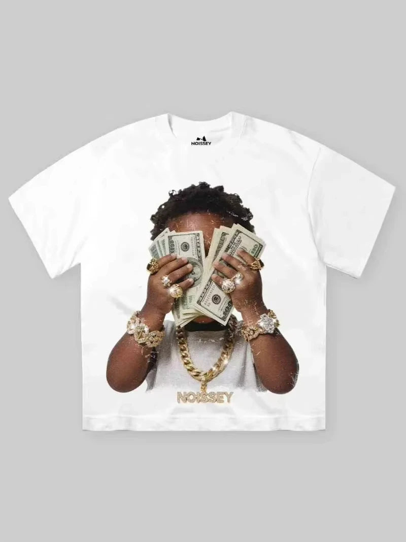American Graphic T-Shirt | Funny Hip-Hop Streetwear Oversized Tee for Men & Women