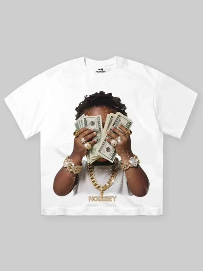 American Graphic T-Shirt | Funny Hip-Hop Streetwear Oversized Tee for Men & Women