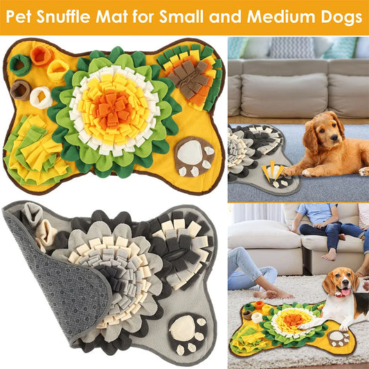 Pet Snuffle Mat | Anti-Slip Interactive Dog Treat Dispenser & Slow Feeder Pad