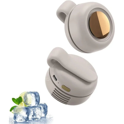 Mini Clip-On Fan | Portable Silent Bladeless Fan with 3 Speeds for Waist & Desk