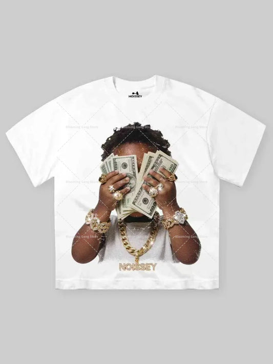 American Graphic T-Shirt | Funny Hip-Hop Streetwear Oversized Tee for Men & Women