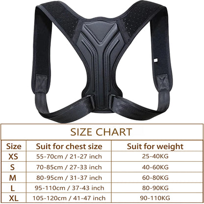 Posture Corrector Back Brace | Adjustable Spine & Shoulder Support for Pain Relief