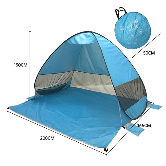 Automatic Pop-Up Beach Tent | Portable Waterproof UV Protection Camping Shelter
