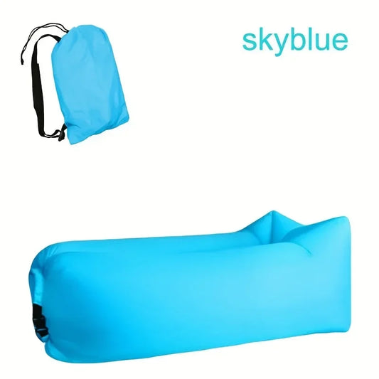 Inflatable Sofa | Foldable Fast-Inflating Lounger for Camping & Home Relaxing