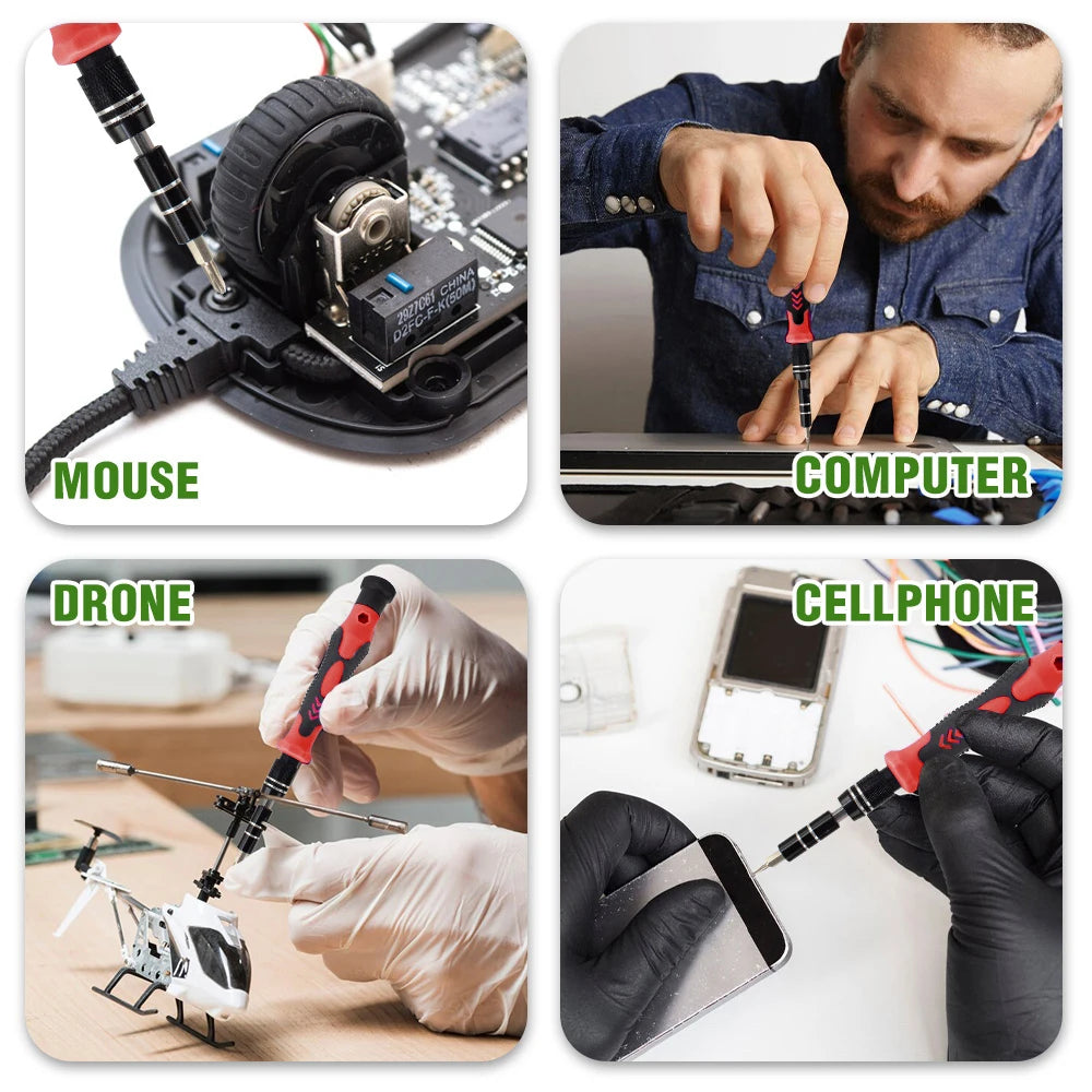 115-in-1 Precision Screwdriver Set | Magnetic Repair Tool Kit for Laptop, Phone & Household