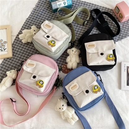 Mini Crossbody Bag for Women | Small Canvas Shoulder Purse & Phone Bag