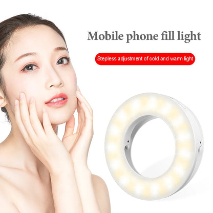 LED Selfie Ring Light | Professional Phone Photography & Video Lighting Accessory