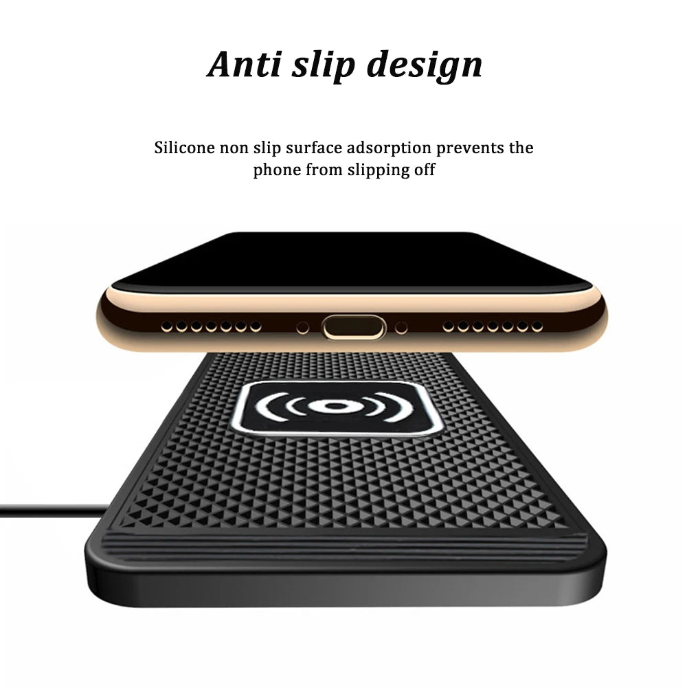 15W Wireless Charger | Smart Auto-Sensing Fast Charger for Car & Home