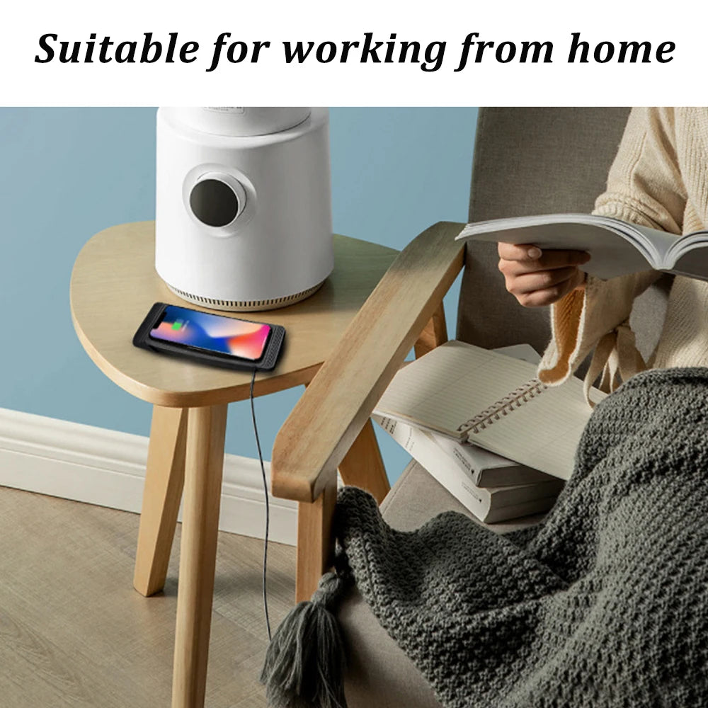 15W Wireless Charger | Smart Auto-Sensing Fast Charger for Car & Home